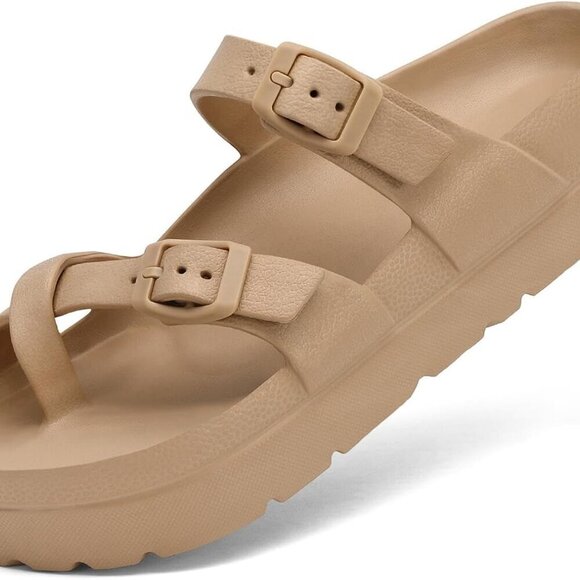Shoes - Womens Platform Sandals EVA Non-slip Cushioned Slip On Summer Shoes